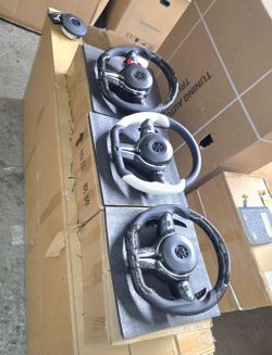 For BMW Steering Wheel with airbag Carbon Fiber M style LED 2,3,4,5,6 F SERIE X5 X6 X3 X4 f30 f10