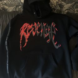 JUICE WRLD REVENGE X 999 COLLAGE HOODIE BLACK (LARGE)