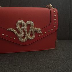 Red Aldo Shoulder Bag