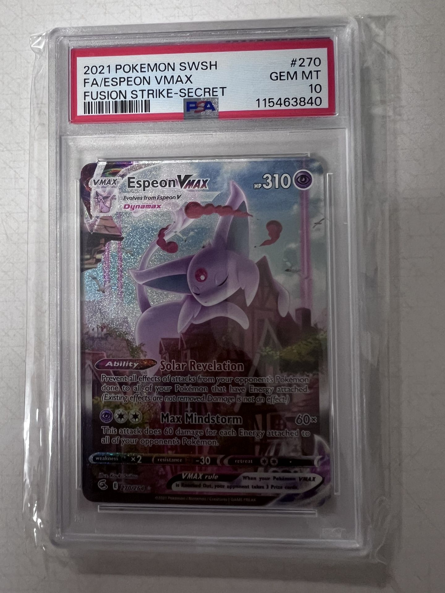 PSA 10 Espeon, Zapdos And 9 Flareon
