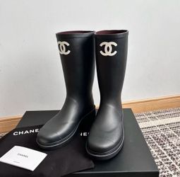 Chanel Rain Boots