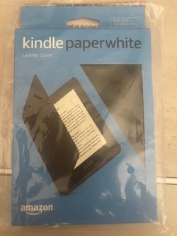 Kindle paperwhite leather cover
