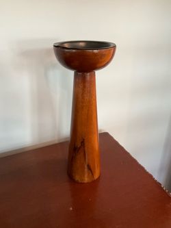 Mid Century Modern Inspired Crate and Barrel Candleholder 13”