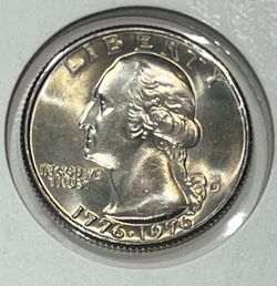 1976 D Bicentennial Washington Quarter Gem! Coin