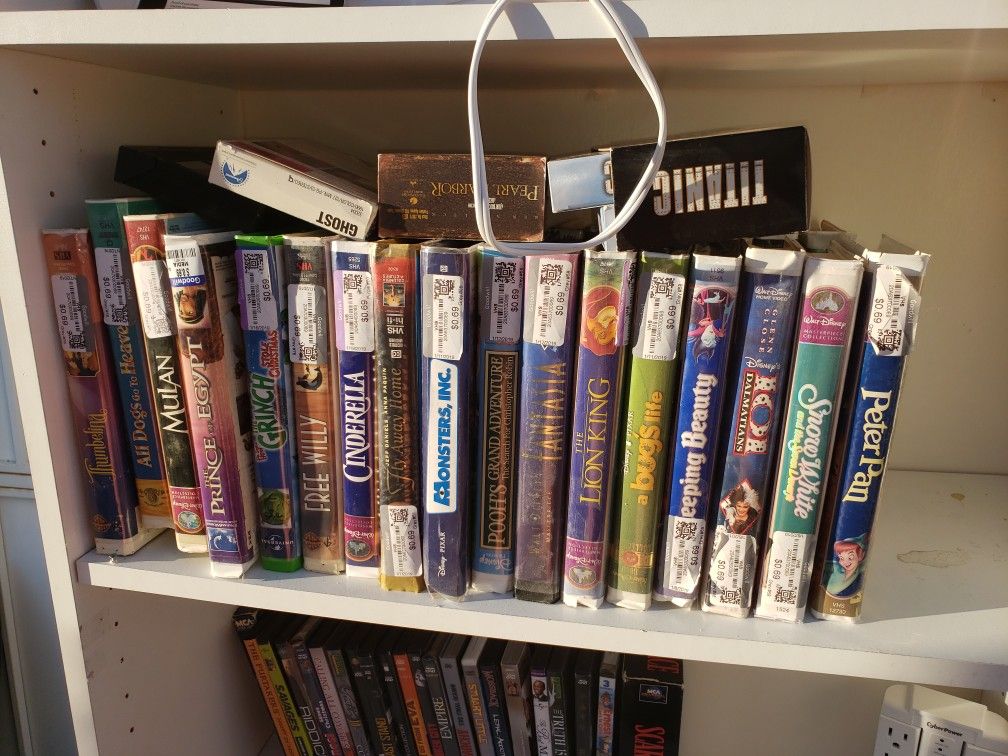 Disney movies vhs