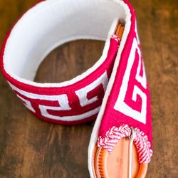 38"  Horse Braided Red Cinch