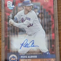 Topps 2024 Big League Pete Alonso Auto 4/5
