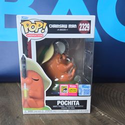Funko Pop! Chainsaw Man - Pochita with Sunhat #2329 Legendary SDCC 2026 Con exclusive