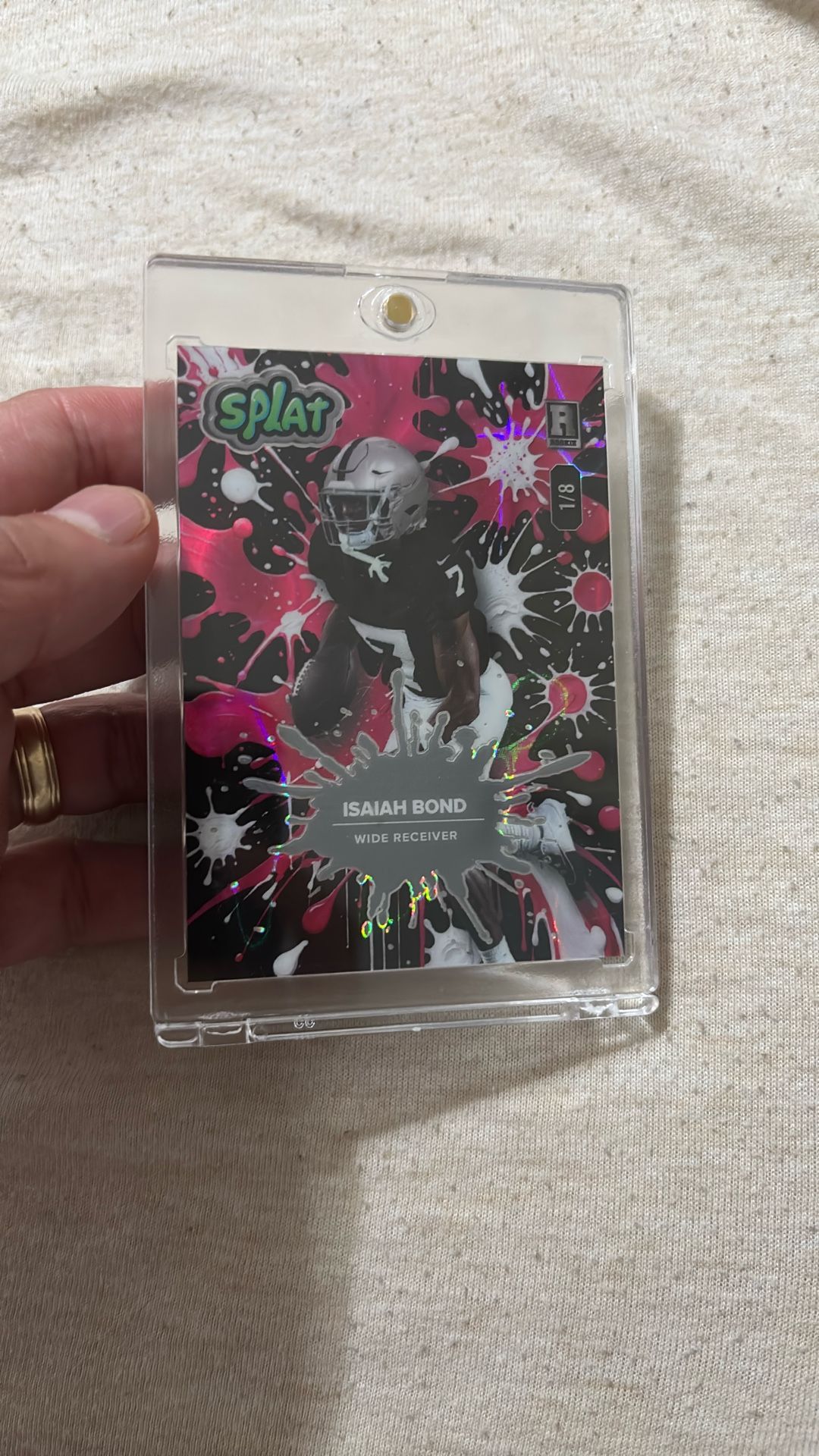 Isaiah Bond Rookie Card SPLAT 1/8