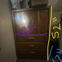 amoire dresser $100 obo