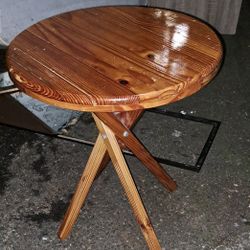 Wooden End Table