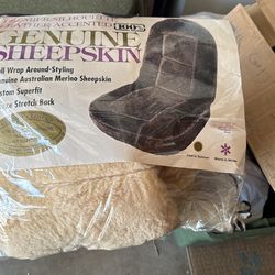 Genuine Sheepskin Seat Cover