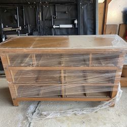 Dresser + Nightstand Set – $50 (Light Brown)