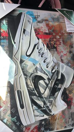 Bright Vibes Sneaker Canvas Sneaker Art Prints" by Notoriart