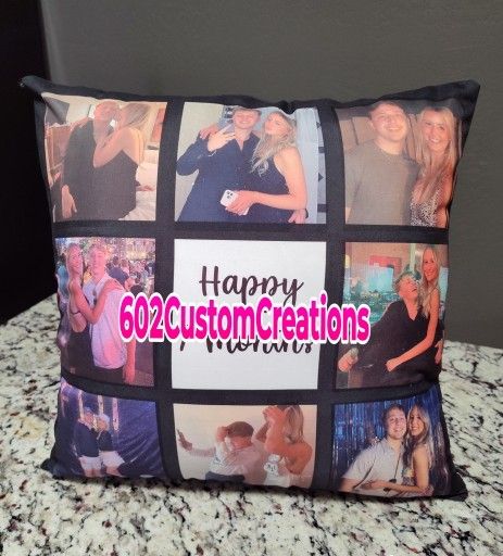 Christmas Gifts Personalized Gift Pillow With Pictures Family Photos Birthday Anniversary Wife Mom Daughter Wedding Present