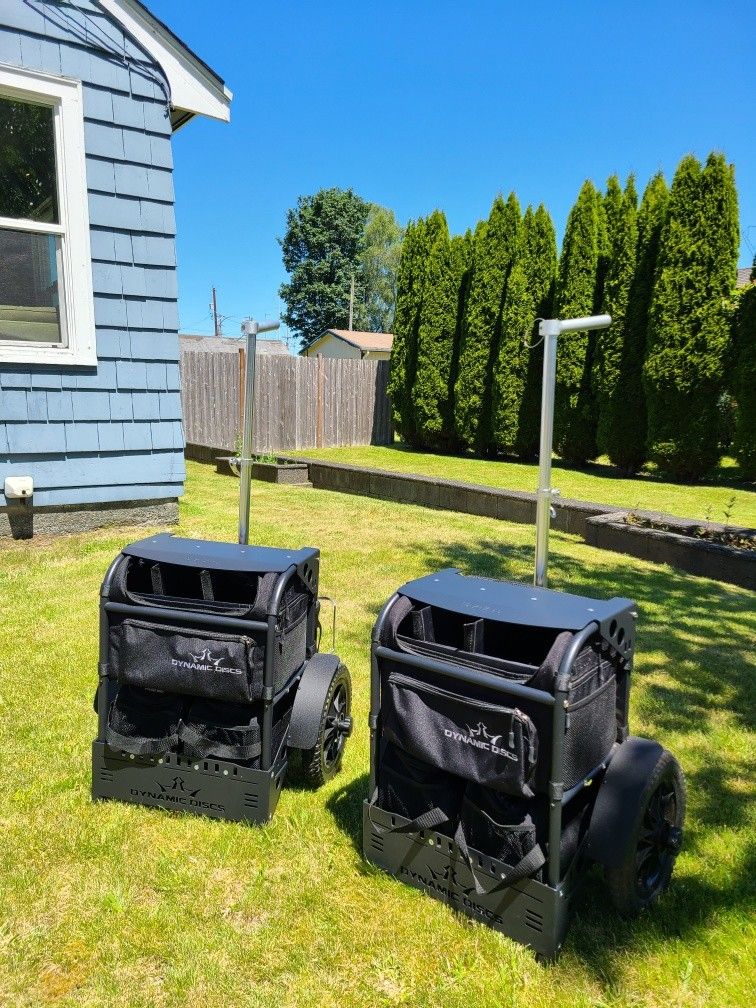2 Dynamic Disc Transit Zuca Disc Golf Carts for Sale in Hoquiam, WA