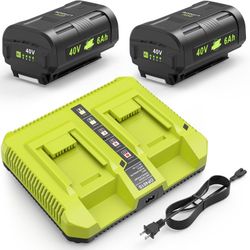 Generic Ryobi 40v Charger And 2x Batteries