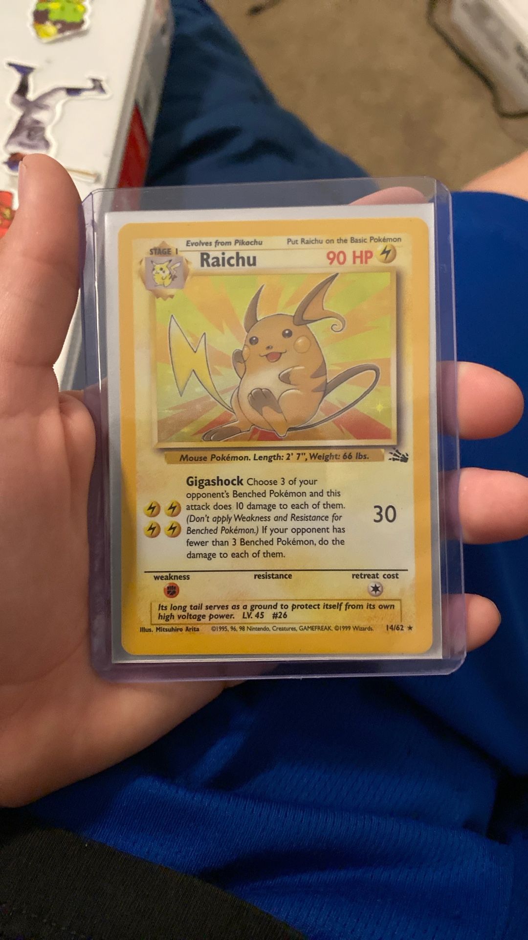 Raichu Hollow Card 14/62