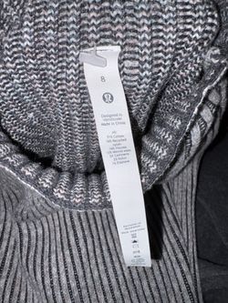 Lululemon Cotton Cashmere Mock Neck Sweater New