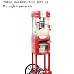 Nostalgia 2.5oz Kettle Popcorn Cart (open box) NOT Large 8oz Kettle 