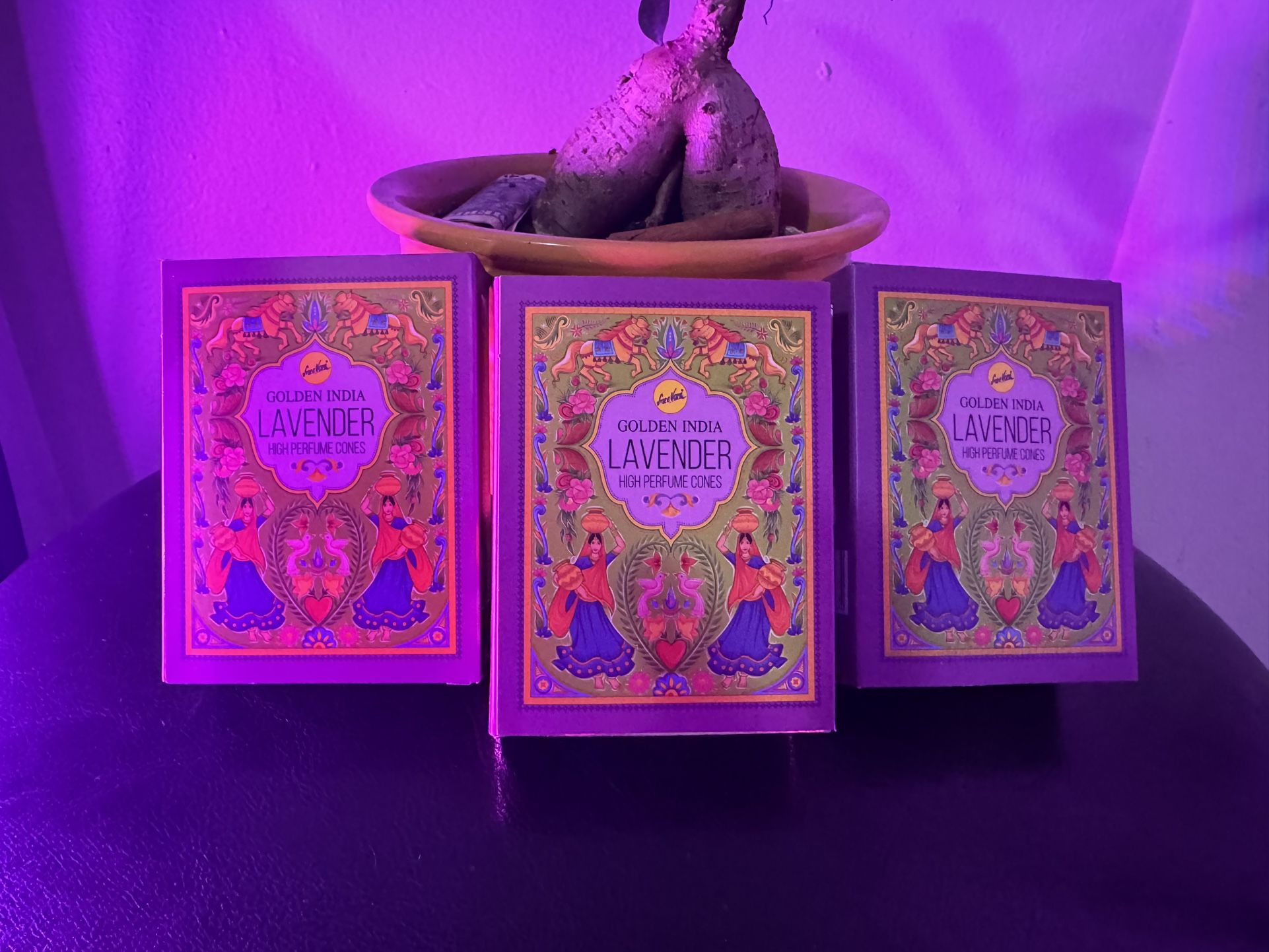 Lavender High Perfume Cones