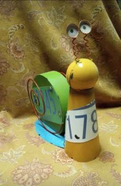 Metal garden snail