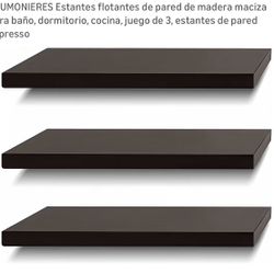3 Set  De  Repisas - Trae 3 Por Set $30  Por Set. 3 sets of shelves / each set contains 3 shelves - $30 per set of 3 pieces