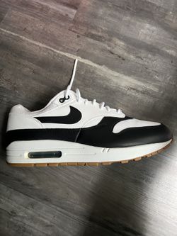 Nike Air Max 1 White Black Gum size 10 