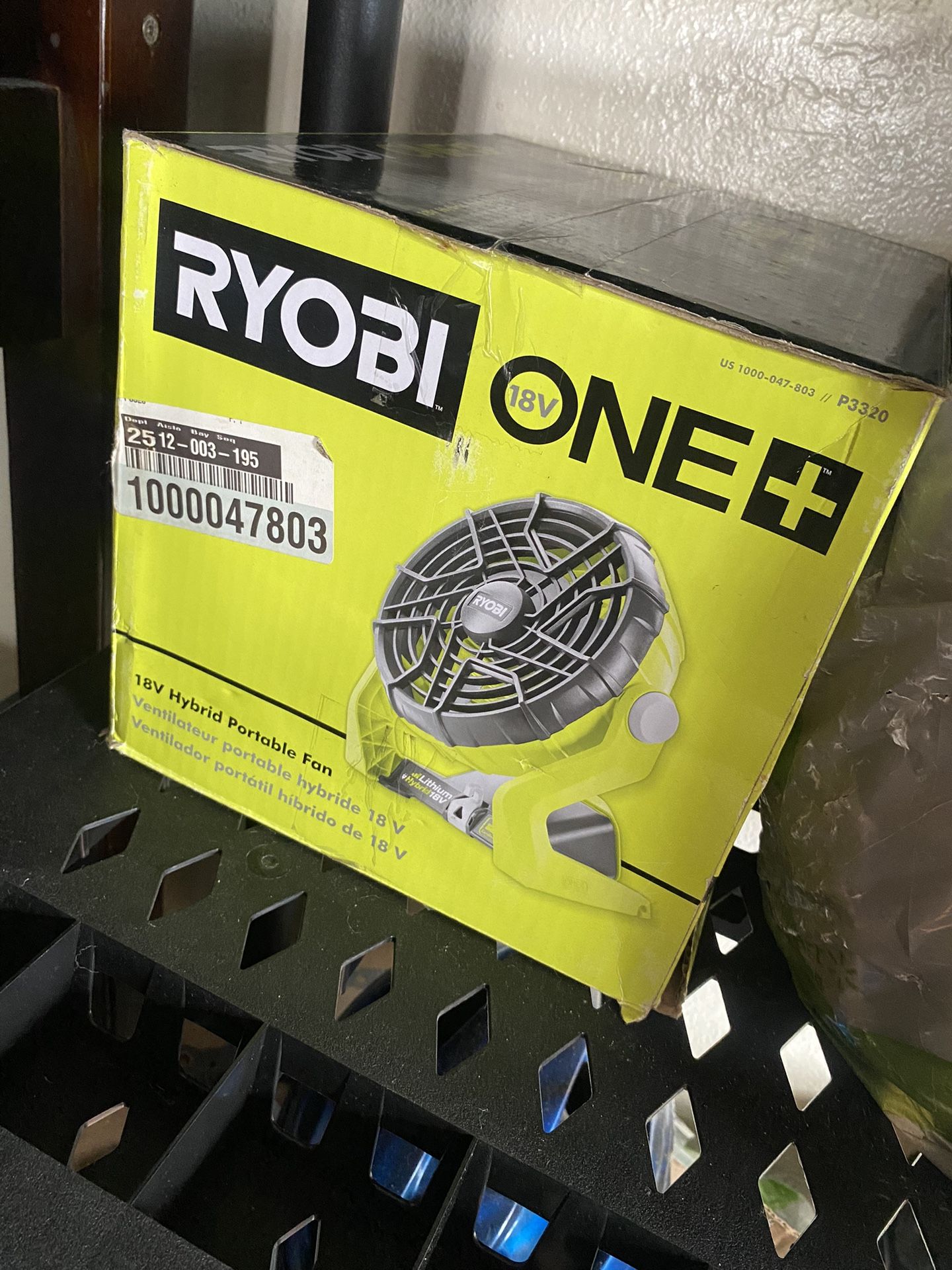 Ryobi 18v Fan 