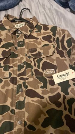 Empyre Camo Button-Up Shirt New with Tags