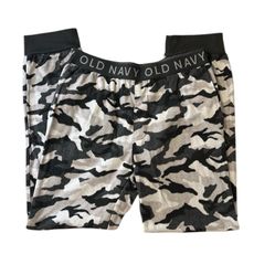 Old Navy Boys Fleece Camo Sweatpants, Size L(10-12)