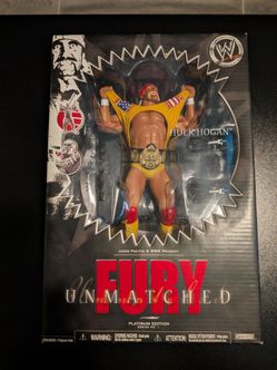 Unmatched Fury Series 1 Hulk Hogan Platinum Edition figure