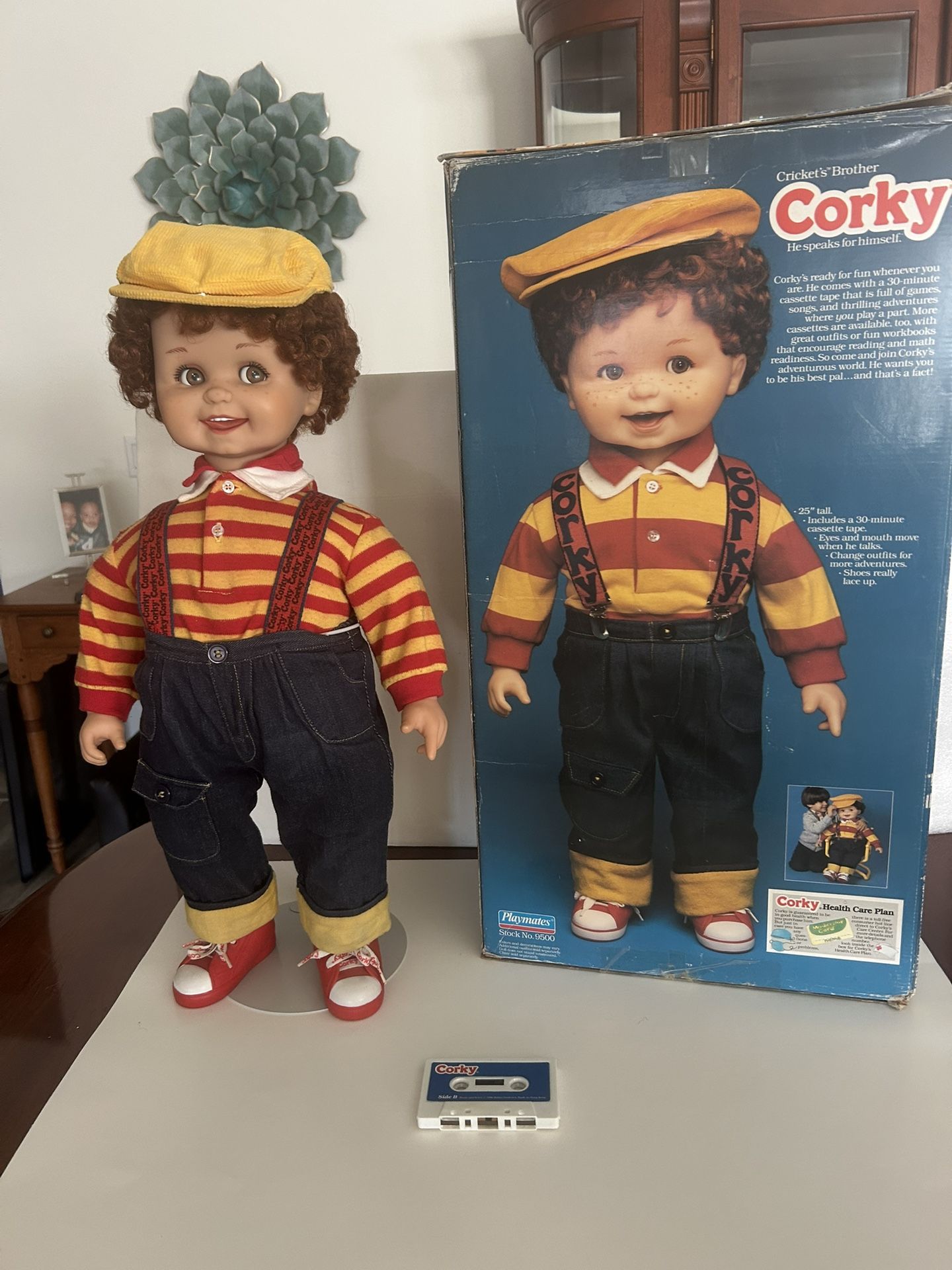 1985 Playmate Toys CORKY TALKING DOLL
