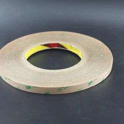 3M 9672LE Adhesive Transfer Tape 0.25 in x 60 yds, w/300LSE, 5 mil, 1 roll