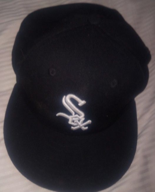 Chicago White Sox New Era Black 59FIFTY Fitted Hat