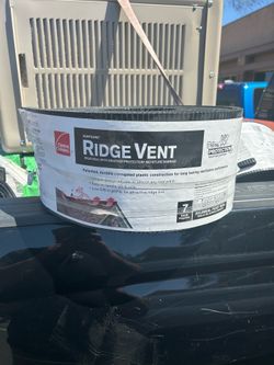 Roofing Ridge Vent Rolls 7”x20’