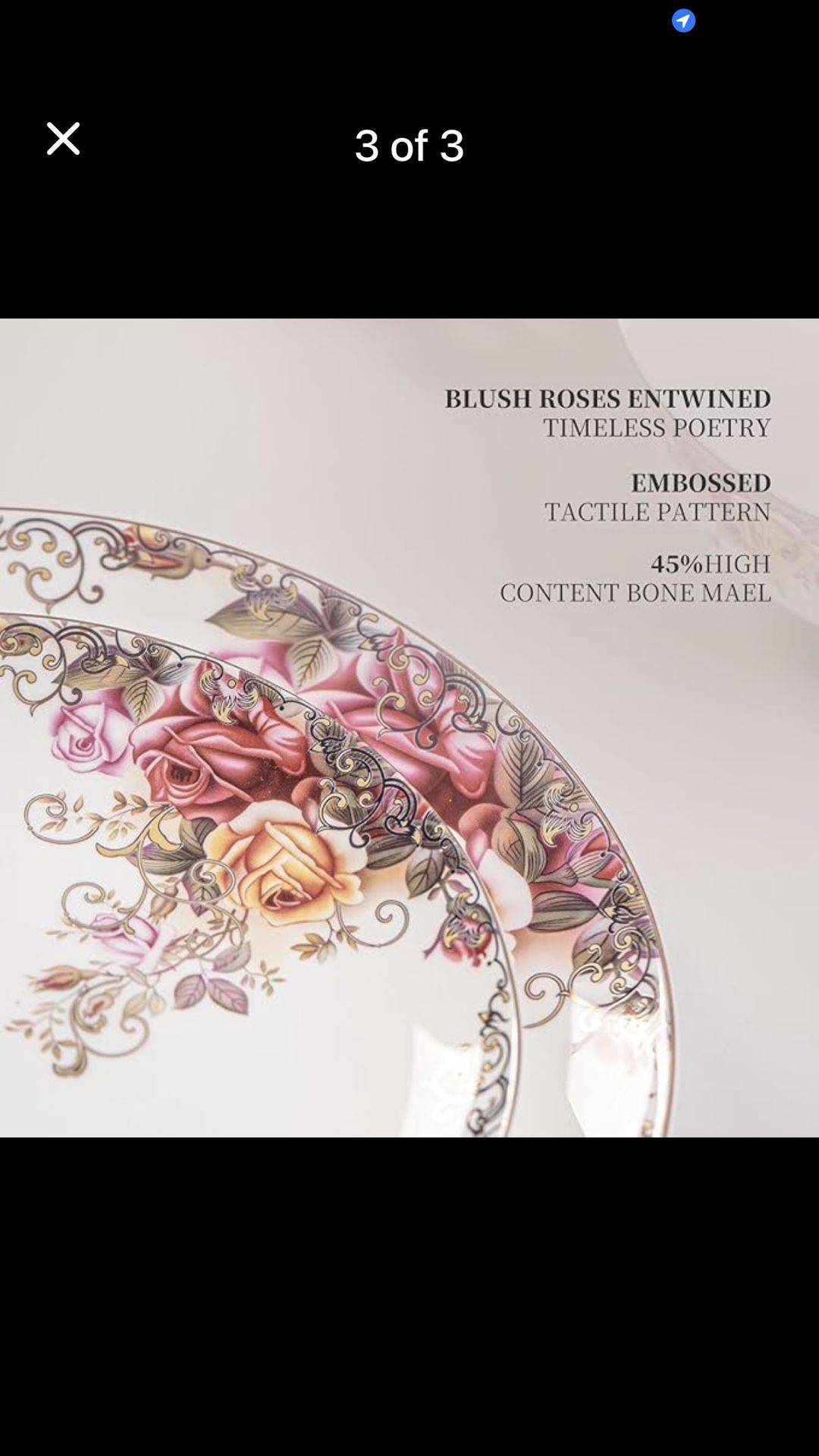 Floral Bone China Dinnerware Set