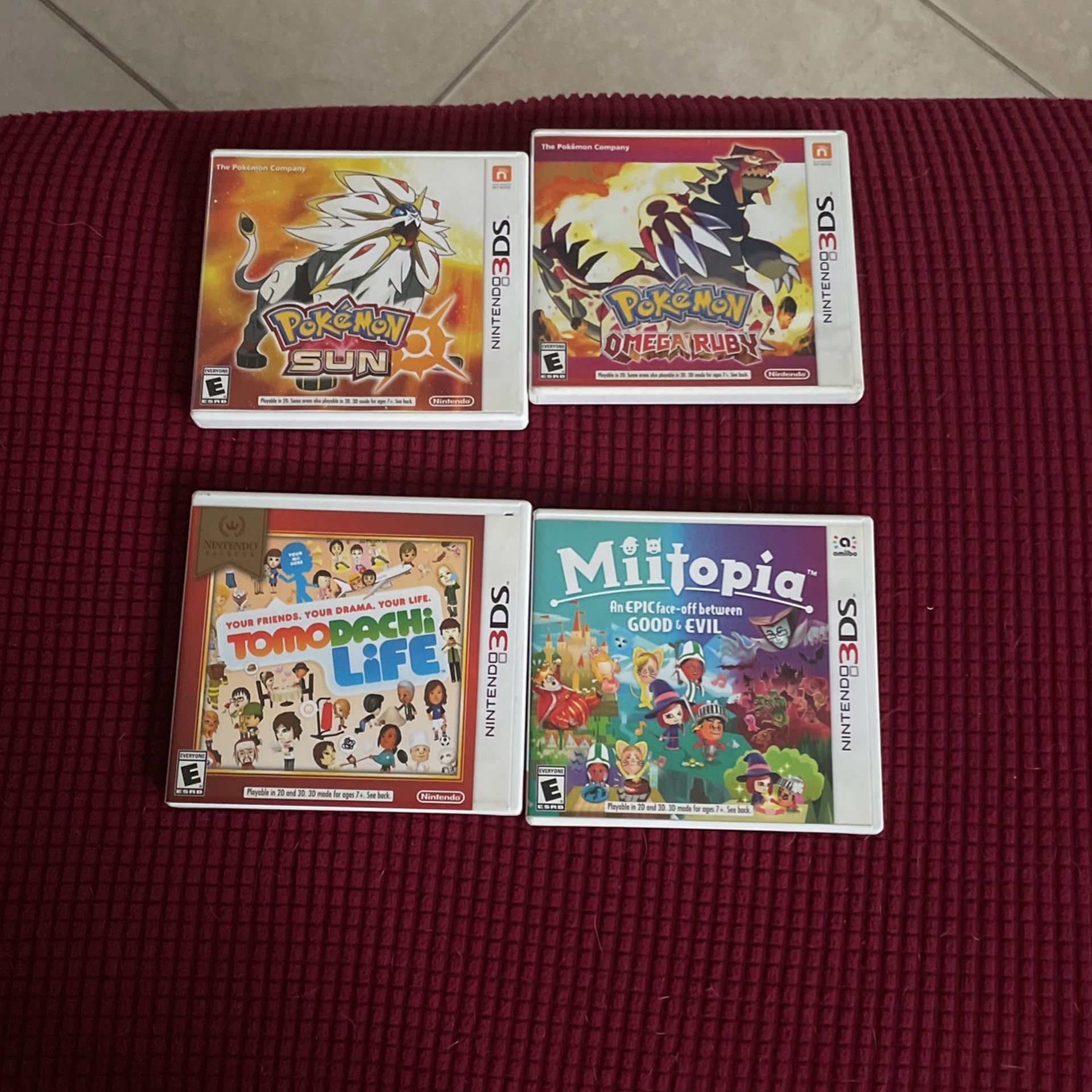 Nintendo 3DS games