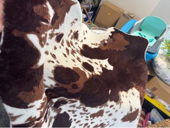kids room cow rug
