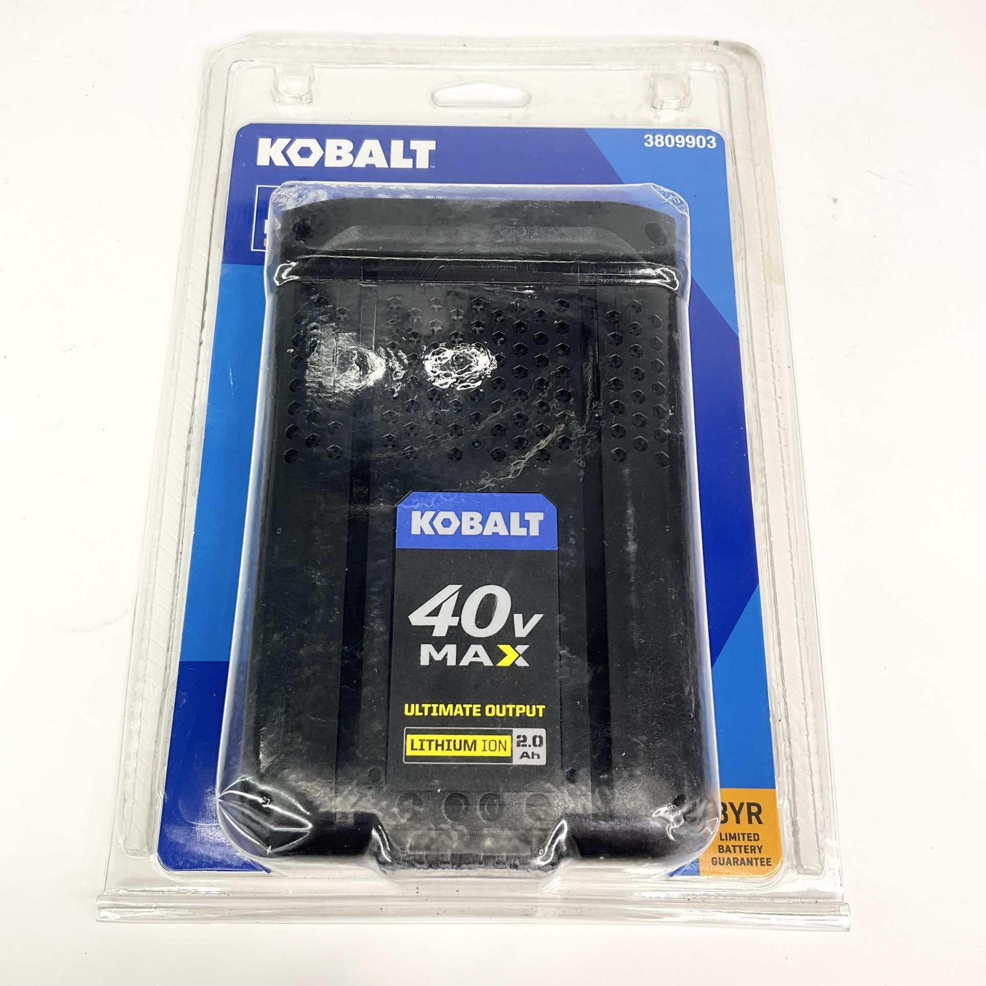 NEW Kobalt 40V Max Lithium-Ion 2.0 Ah Battery Pack