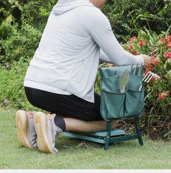 Green Spring Soft Eva Pad Seat Folding Garden Kneeler Bench Kneeling