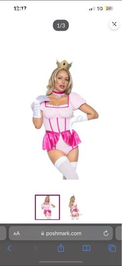 Princess peach costume size xs