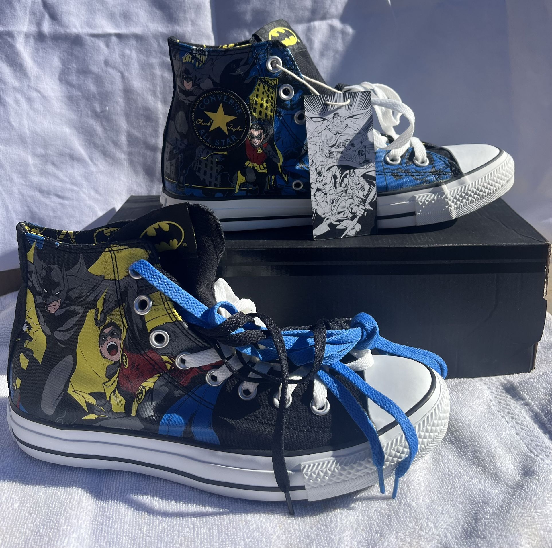 Converse High Tops * Batman and Robin
