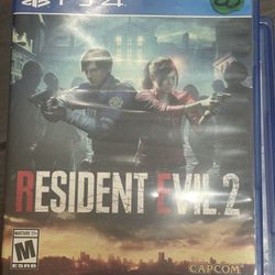 Resident Evil 2 Ps4 