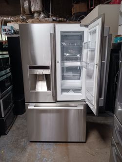 Refrigerator signature (lg) with fast door counter depht in stainless steel 40 days warranty Delevery