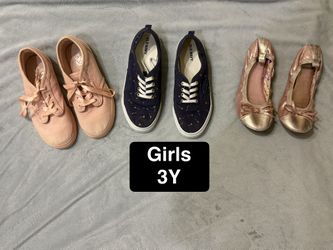 Girls 3Y Shoes Vans Flats 