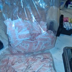 3 Bags Of Salt Packets