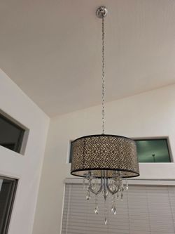 Greenville Signature 16.9-IN CHROME METAL CEILING LIGHT MOUNT