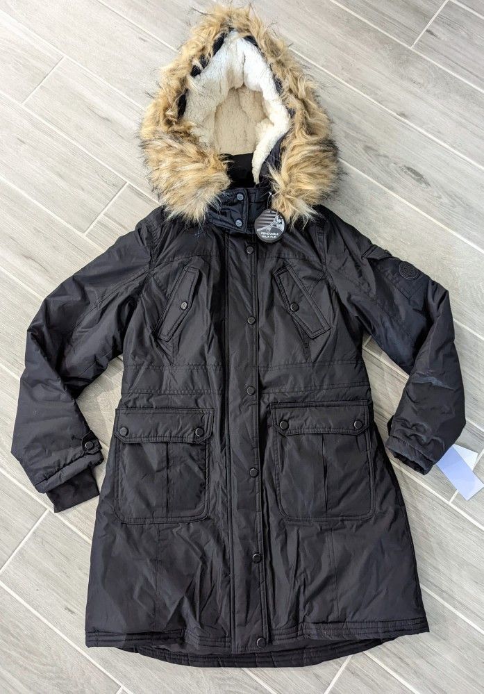 Madden Girl Women's Parka Coat