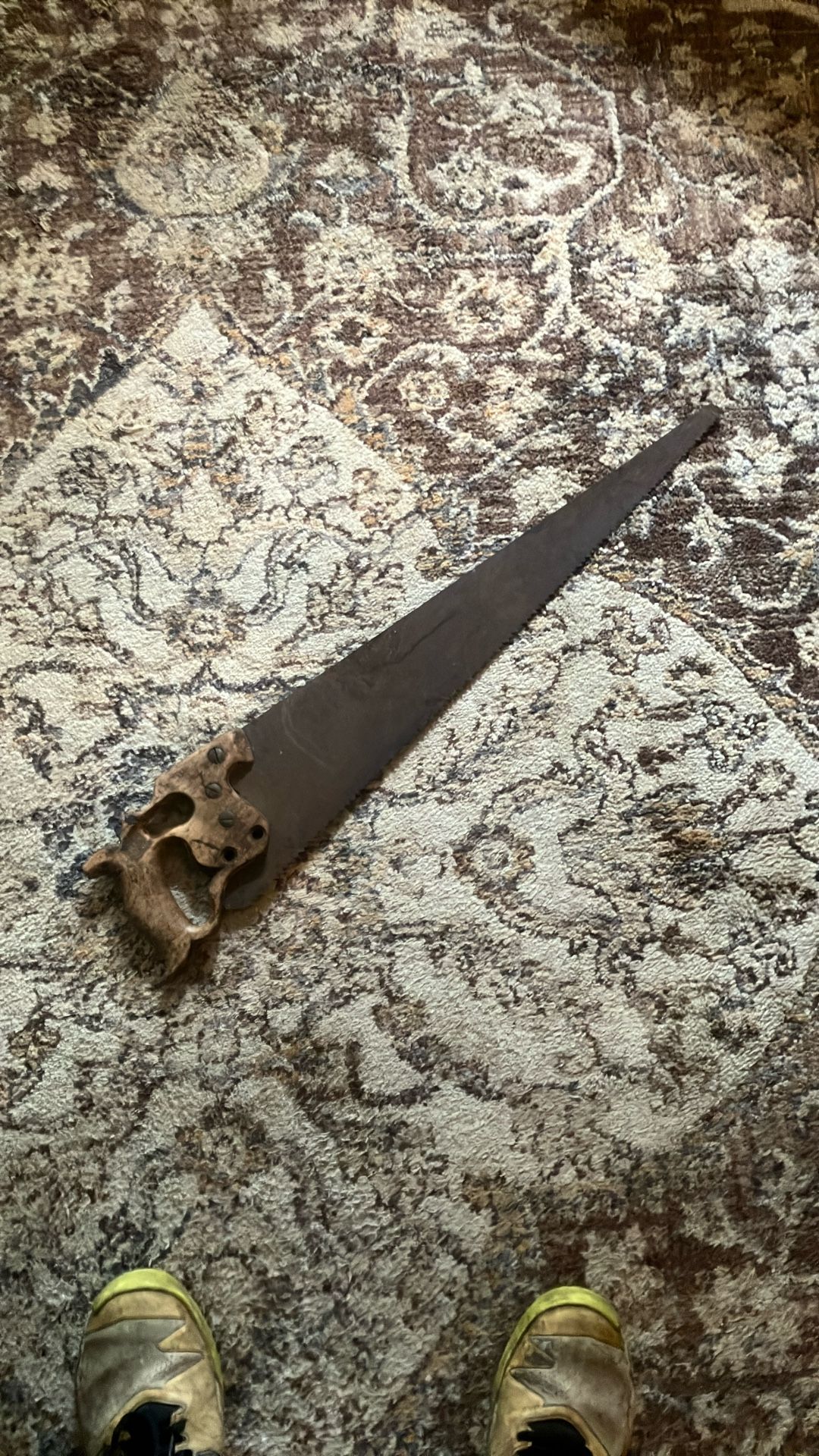 Vintage 1914 Hand Saw